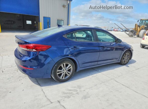 5NPD84LF6HH091453 2017 HYUNDAI ELANTRA Blue Tył prawy