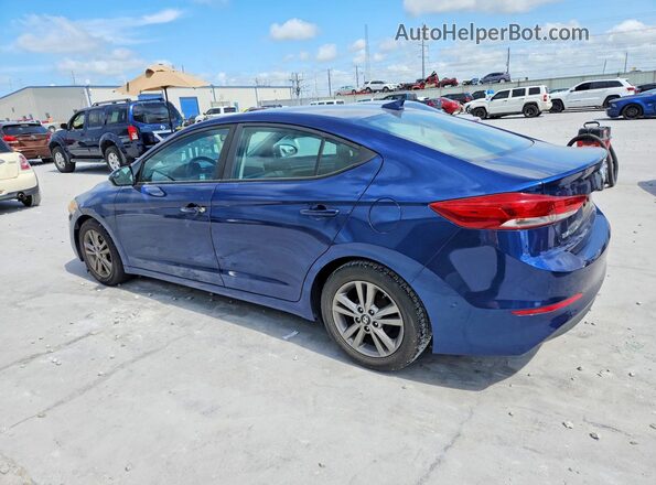 5NPD84LF6HH091453 2017 HYUNDAI ELANTRA Blue Tył lewy
