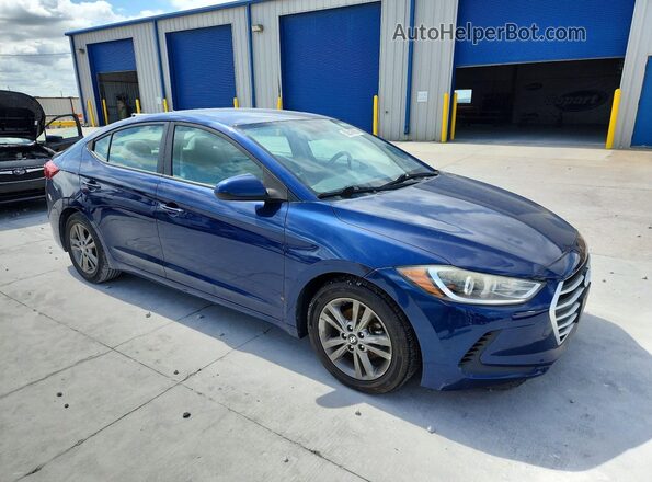 5NPD84LF6HH091453 2017 HYUNDAI ELANTRA Blue Przód prawy