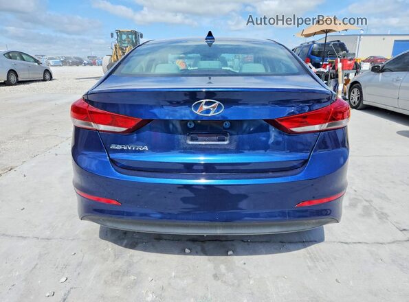 5NPD84LF6HH091453 2017 HYUNDAI ELANTRA Blue Widok z tyłu