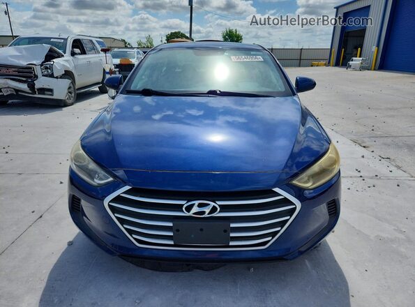 5NPD84LF6HH091453 2017 HYUNDAI ELANTRA Blue Widok z przodu