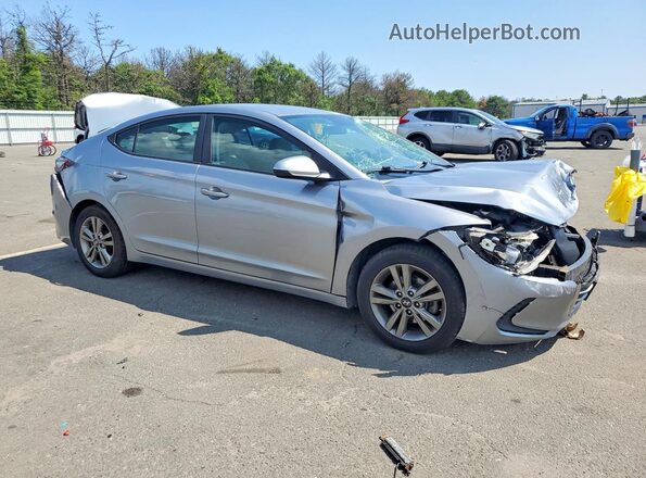 5NPD84LF6HH114505 2017 HYUNDAI ELANTRA Серебряный Передняя правая четверть