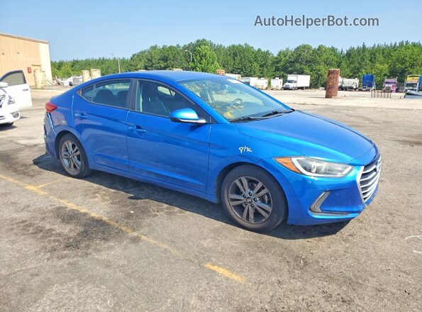 5NPD84LF6HH121678 2017 HYUNDAI ELANTRA Blue Առջևի աջ
