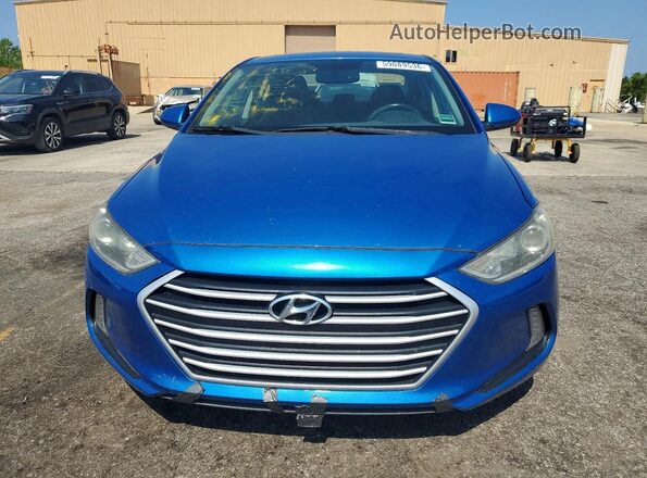 5NPD84LF6HH121678 2017 HYUNDAI ELANTRA Blue Դիմացի տեսք