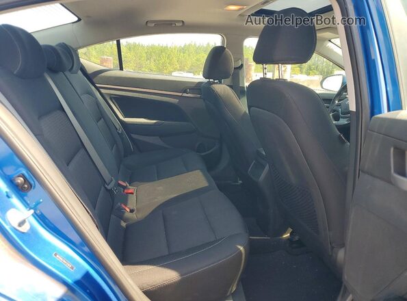 5NPD84LF6HH121678 2017 HYUNDAI ELANTRA Blue Հետևի նստատեղերի տեսք