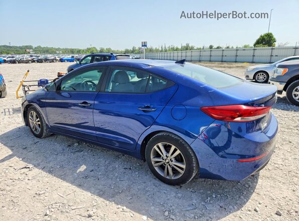 5NPD84LF6HH121809 2017 HYUNDAI ELANTRA Blue Tył lewy