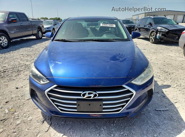 5NPD84LF6HH121809 2017 HYUNDAI ELANTRA Blue Widok z przodu