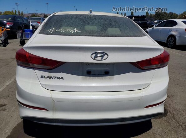 5NPD84LF6HH123723 2017 HYUNDAI ELANTRA White Հետևի տեսք
