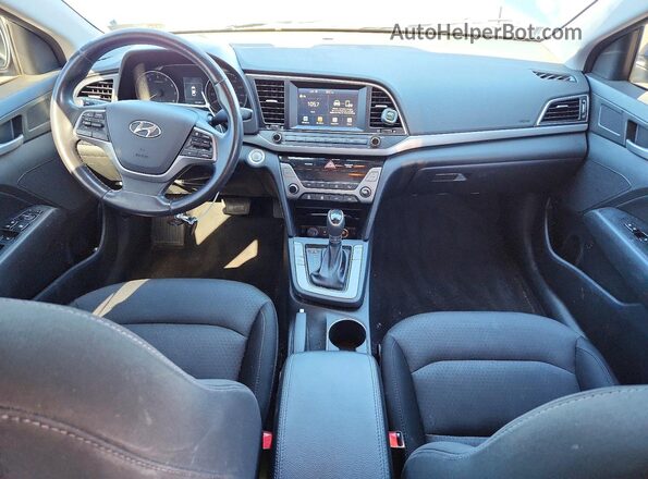 5NPD84LF6HH146208 2017 HYUNDAI ELANTRA Blue წინა პანელის ხედი