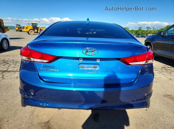 5NPD84LF6HH146208 2017 HYUNDAI ELANTRA Blue უკანა ხედი