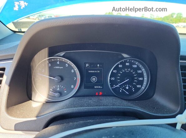 5NPD84LF6HH146208 2017 HYUNDAI ELANTRA Blue ხელსაწყოთა პანელის ხედი