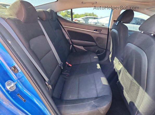 5NPD84LF6HH146208 2017 HYUNDAI ELANTRA Blue უკანა სავარძლების ხედი
