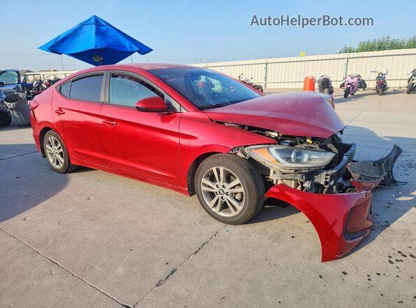5NPD84LF6HH150856 2017 HYUNDAI ELANTRA Red Przód prawy