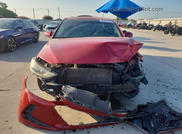 5NPD84LF6HH150856 2017 HYUNDAI ELANTRA Red Widok z przodu