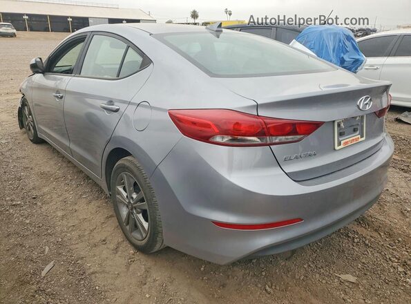 5NPD84LF6HH152025 2017 HYUNDAI ELANTRA Gray Trasero izquierdo