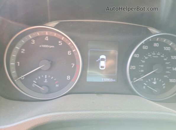 5NPD84LF6HH152025 2017 HYUNDAI ELANTRA Gray Vista del cuadro de instrumentos