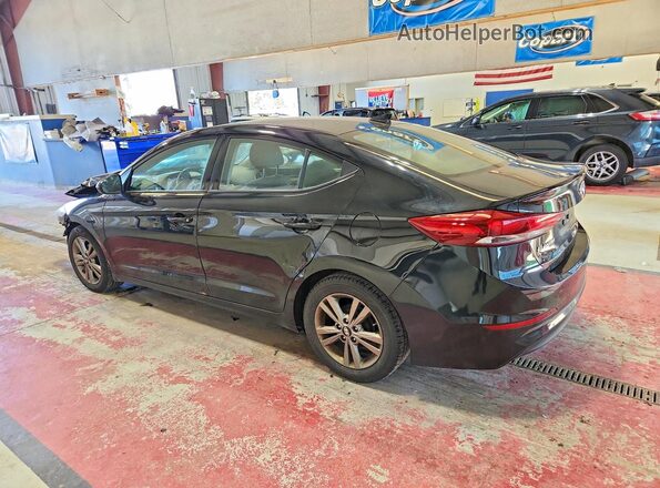 5NPD84LF6HH158181 2017 HYUNDAI ELANTRA Black Հետևի ձախ