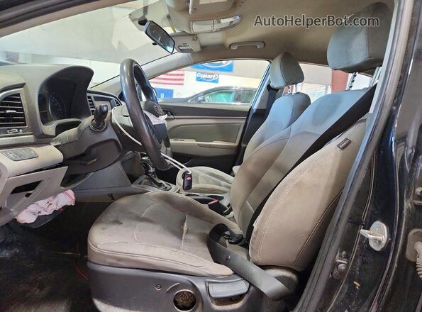 5NPD84LF6HH158181 2017 HYUNDAI ELANTRA Black Սալոնի դիմացի տեսք