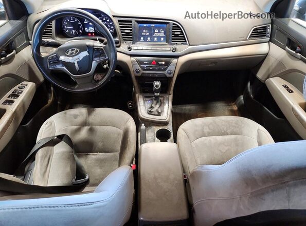 5NPD84LF6HH158181 2017 HYUNDAI ELANTRA Black Առջևի վահանակի տեսք