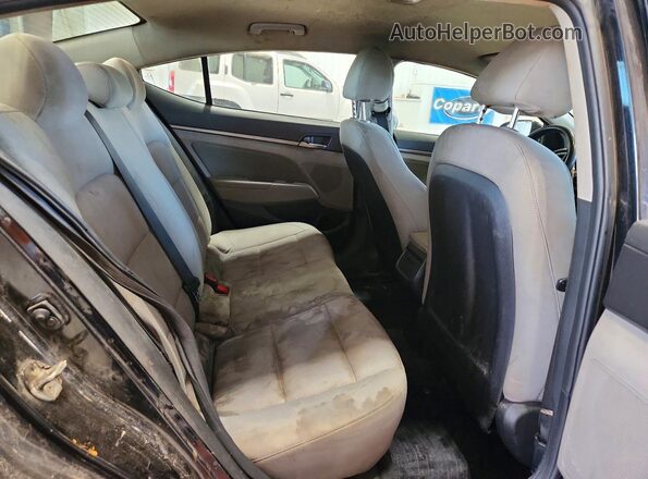 5NPD84LF6HH158181 2017 HYUNDAI ELANTRA Black Հետևի նստատեղերի տեսք