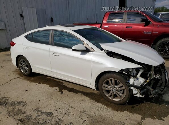 5NPD84LF6HH170721 2017 HYUNDAI ELANTRA Белый Передняя правая четверть