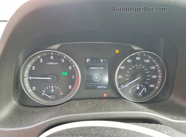 5NPD84LF6HH170721 2017 HYUNDAI ELANTRA Белый Вид щитка приборов
