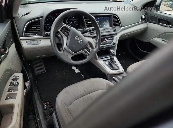 5NPD84LF6HH177670 2017 HYUNDAI ELANTRA Silver Вид панелі приладів