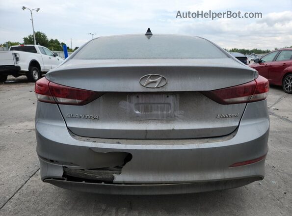 5NPD84LF6HH188376 2017 HYUNDAI ELANTRA Silver Вид ззаду