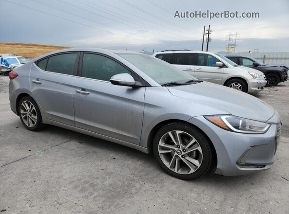 5NPD84LF6HH188376 2017 HYUNDAI ELANTRA Silver Передня права чверть