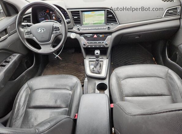 5NPD84LF6HH188376 2017 HYUNDAI ELANTRA Silver Вид панелі приладів