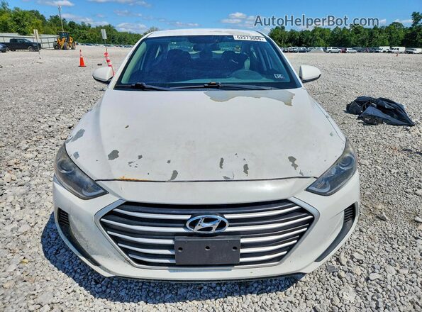 5NPD84LF6JH215842 2018 HYUNDAI ELANTRA White Front view
