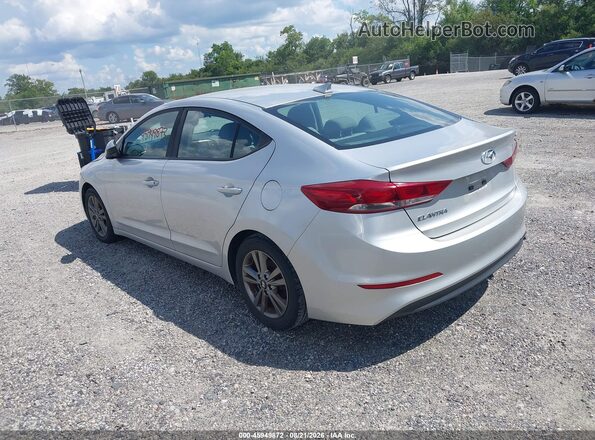 5NPD84LF6JH221429 2018 HYUNDAI ELANTRA Серебряный Задняя левая четверть