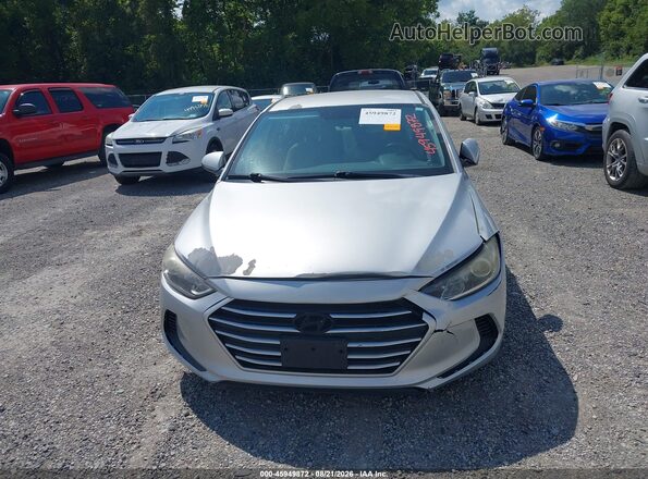 5NPD84LF6JH221429 2018 HYUNDAI ELANTRA Серебряный Вид щитка приборов