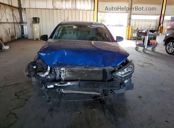 5NPD84LF6JH223567 2018 HYUNDAI ELANTRA Blue Front view