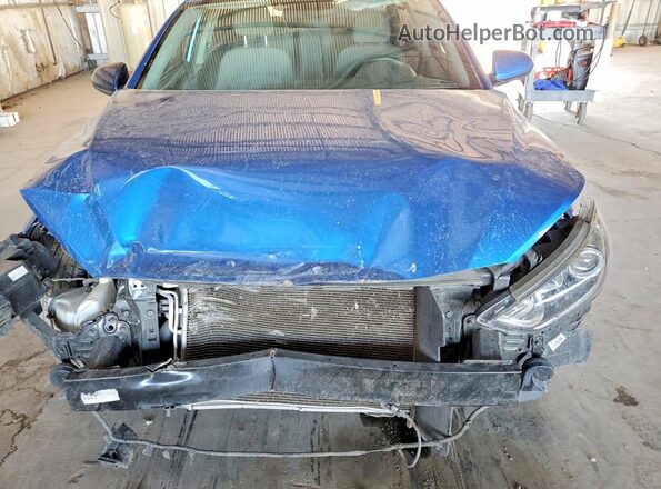 5NPD84LF6JH223567 2018 HYUNDAI ELANTRA Blue Rear interior view