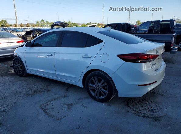 5NPD84LF6JH235539 2018 HYUNDAI ELANTRA White Trasero izquierdo