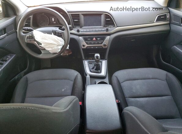 5NPD84LF6JH235539 2018 HYUNDAI ELANTRA White Vista del salpicadero