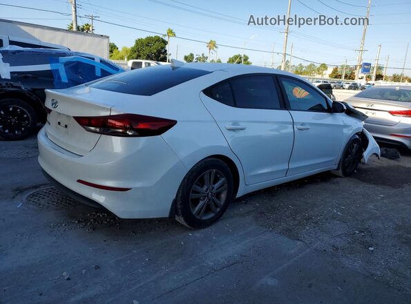 5NPD84LF6JH235539 2018 HYUNDAI ELANTRA White Trasero derecho