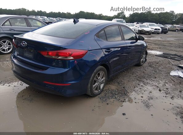 5NPD84LF6JH241471 2018 HYUNDAI ELANTRA Синий Задняя правая четверть
