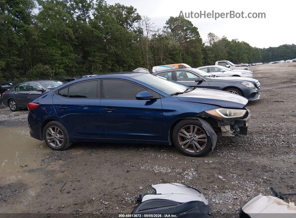 5NPD84LF6JH241471 2018 HYUNDAI ELANTRA Синий Панорамный вид салона 360°
