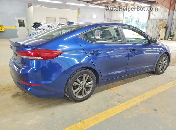 5NPD84LF6JH253409 2018 HYUNDAI ELANTRA Blue Trasero derecho