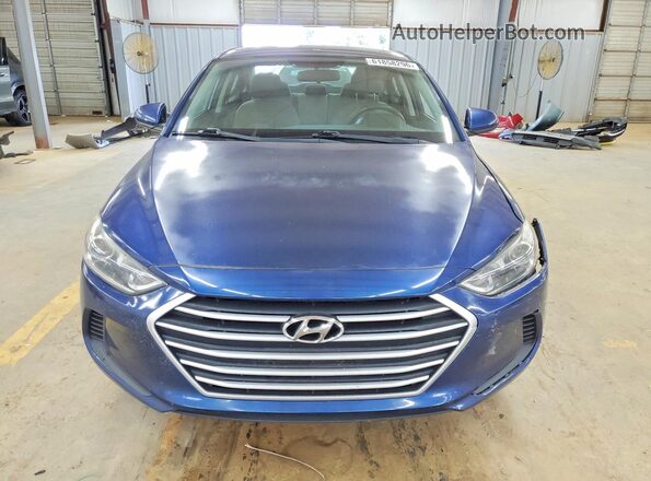 5NPD84LF6JH253409 2018 HYUNDAI ELANTRA Blue Vista frontal