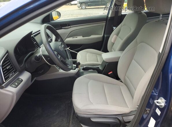 5NPD84LF6JH253409 2018 HYUNDAI ELANTRA Blue Vista interior delantera