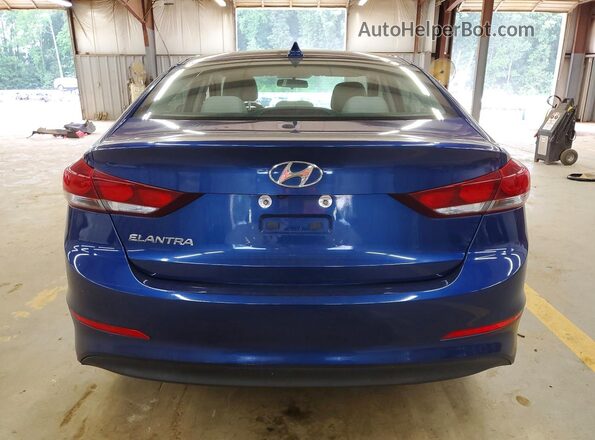 5NPD84LF6JH253409 2018 HYUNDAI ELANTRA Blue Vista trasera