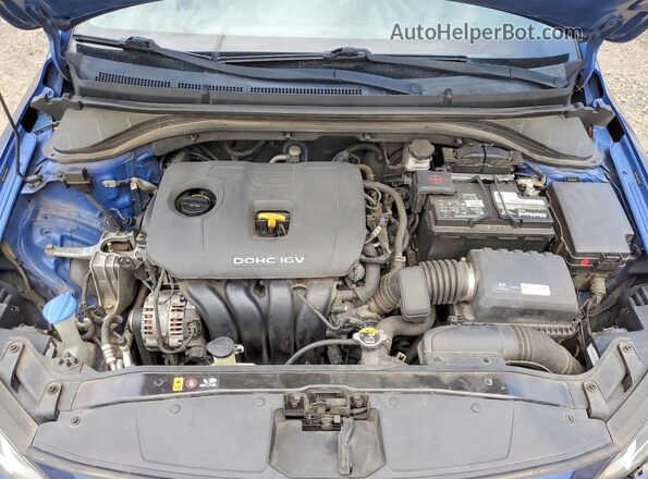 5NPD84LF6JH253409 2018 HYUNDAI ELANTRA Blue Vista interior trasera