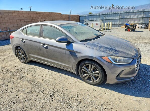 5NPD84LF6JH260232 2018 HYUNDAI ELANTRA Gray Przód prawy