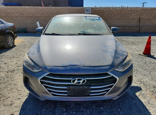 5NPD84LF6JH260232 2018 HYUNDAI ELANTRA Gray Widok z przodu