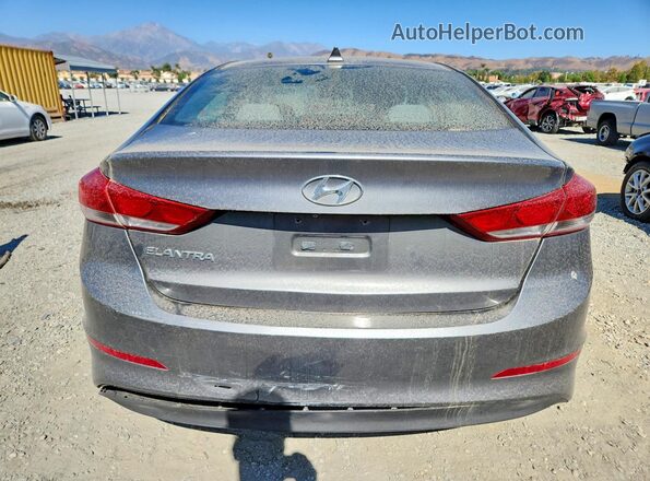 5NPD84LF6JH260232 2018 HYUNDAI ELANTRA Gray Widok z tyłu