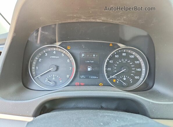 5NPD84LF6JH260232 2018 HYUNDAI ELANTRA Gray Widok zestawu wskaźników