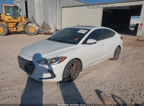 5NPD84LF6JH264488 2018 HYUNDAI ELANTRA White Передня ліва чверть